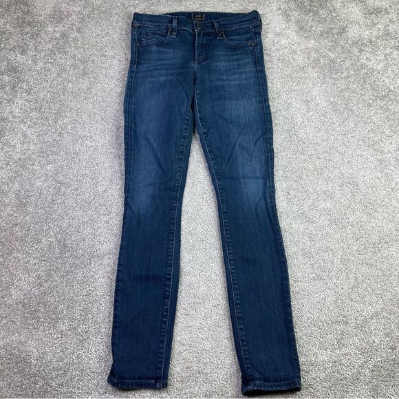 Citizens of Humanity Avedon Jeans Women's 26 Blue Skinny Low Rise Dark Denim - Picture 1 of 14